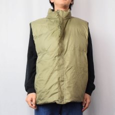 画像5: 90's L.L.Bean ロゴ刺繍 リバーシブルダウンベスト XXL (5)