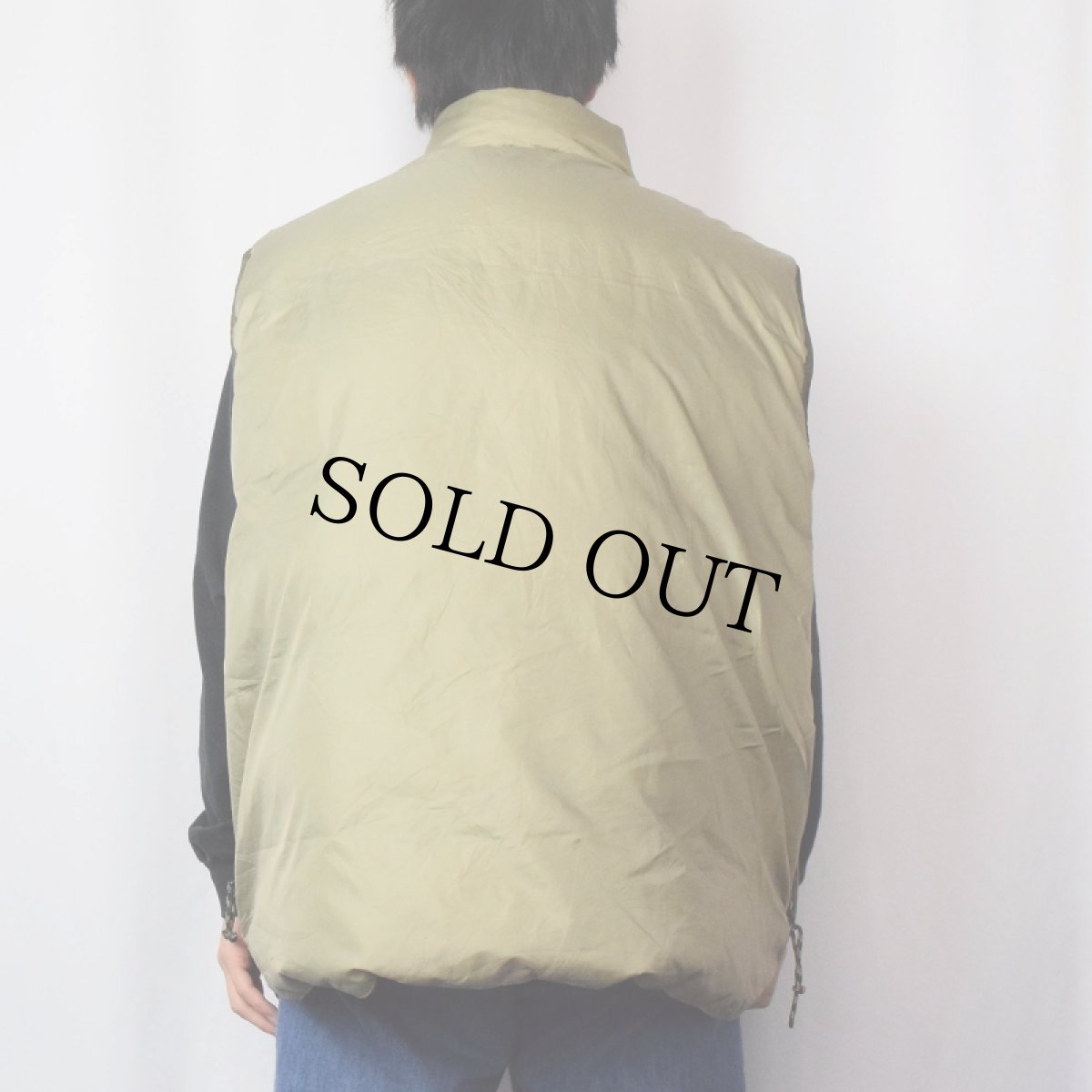 画像6: 90's L.L.Bean ロゴ刺繍 リバーシブルダウンベスト XXL (6)