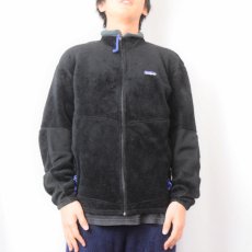 画像2: 90's Patagonia USA製 Rシリーズ R2 フリースジップジャケット BLACK M (2)