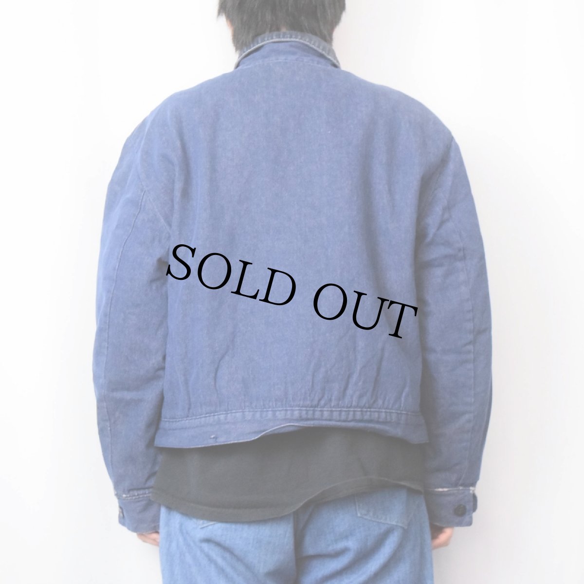 画像3: 70's Wrangler ブランケットライナー デニムジップジャケット SIZE46 (3)