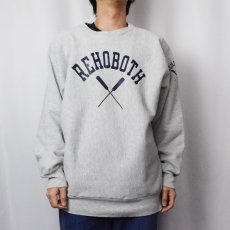 画像2: 80's Champion REVERSE WEAVE USA製 トリコタグ "REHOBOTH" プリントスウェット XXL (2)