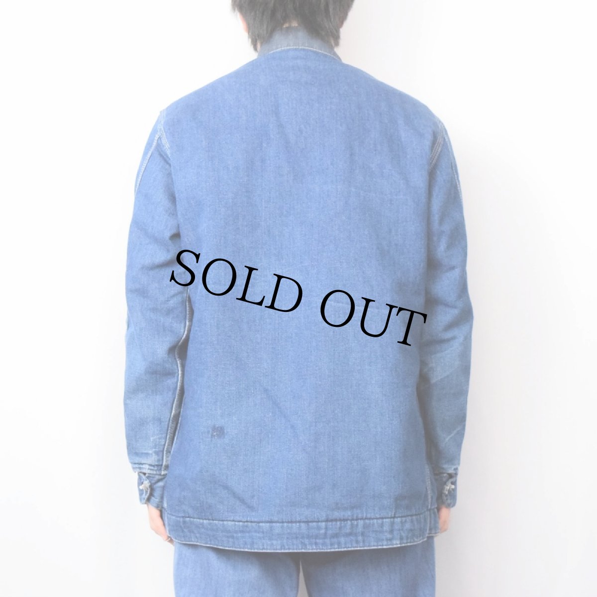 画像3: 70's Sears WORK'N LEISURE ブランケットライナー デニムカバーオール M (3)