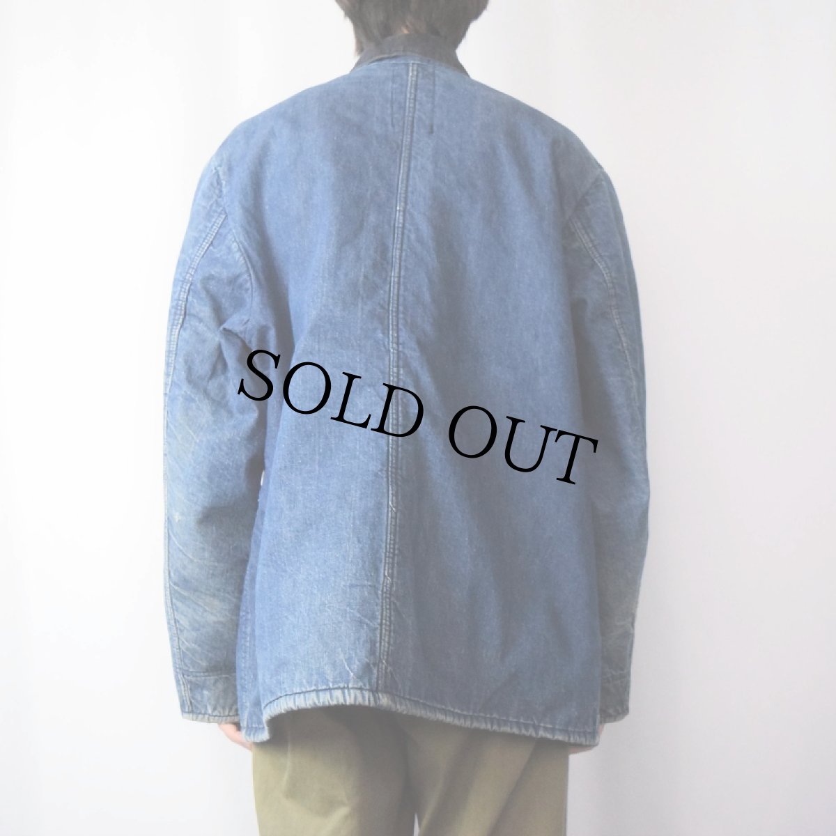 画像3: 60's Carter's ブランケットライナー デニムカバーオール (3)