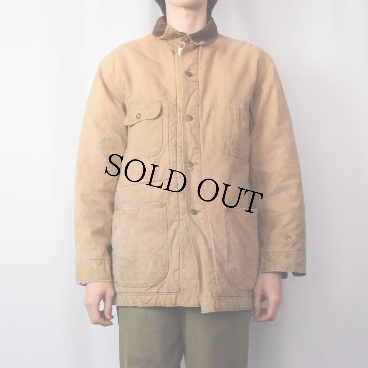 画像2: 60's〜 Workmaster by SPIEGEL フランネルライナー ダックカバーオール (2)