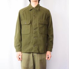 画像2: 50's U.S.ARMY ウールシャツ MEDIUM (2)