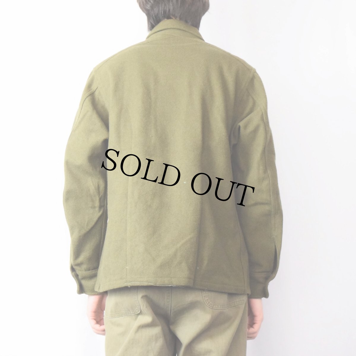 画像3: 50's U.S.ARMY ウールシャツ MEDIUM (3)