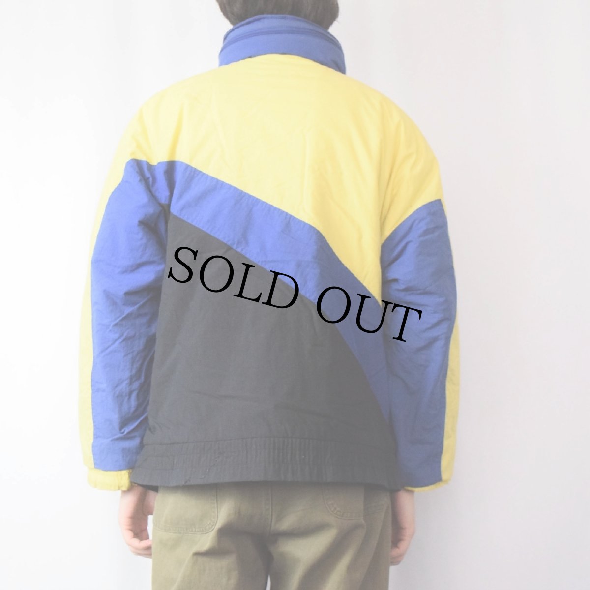 画像3: 90's GERRY マルチカラー 中綿入り ナイロンジャケット M (3)