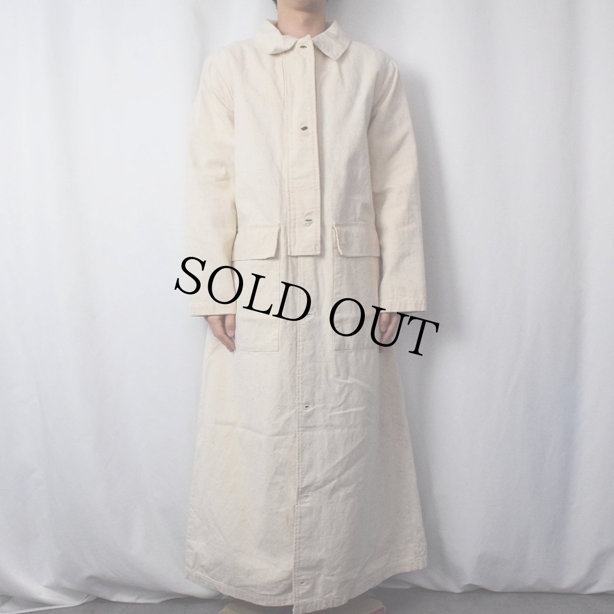 画像2: Broken Spear Cattle Co. キャンバスダスターコート S (2)