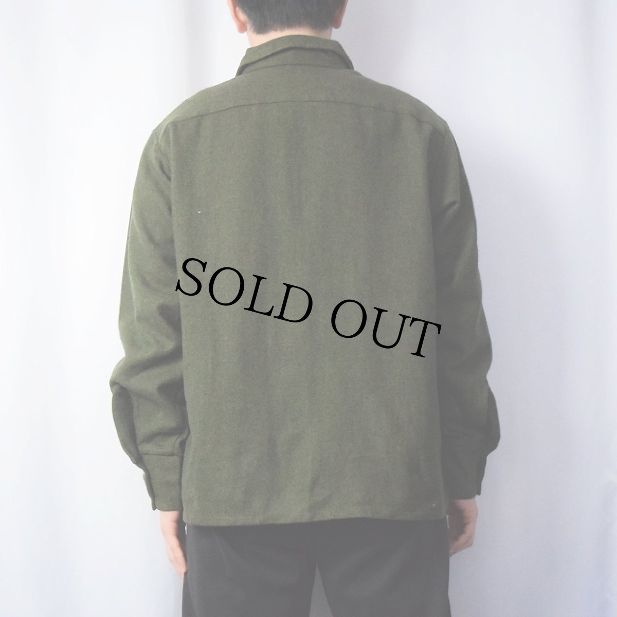 画像3: 70's Sandy Mac Donald ウール×ナイロン シャツ L (3)