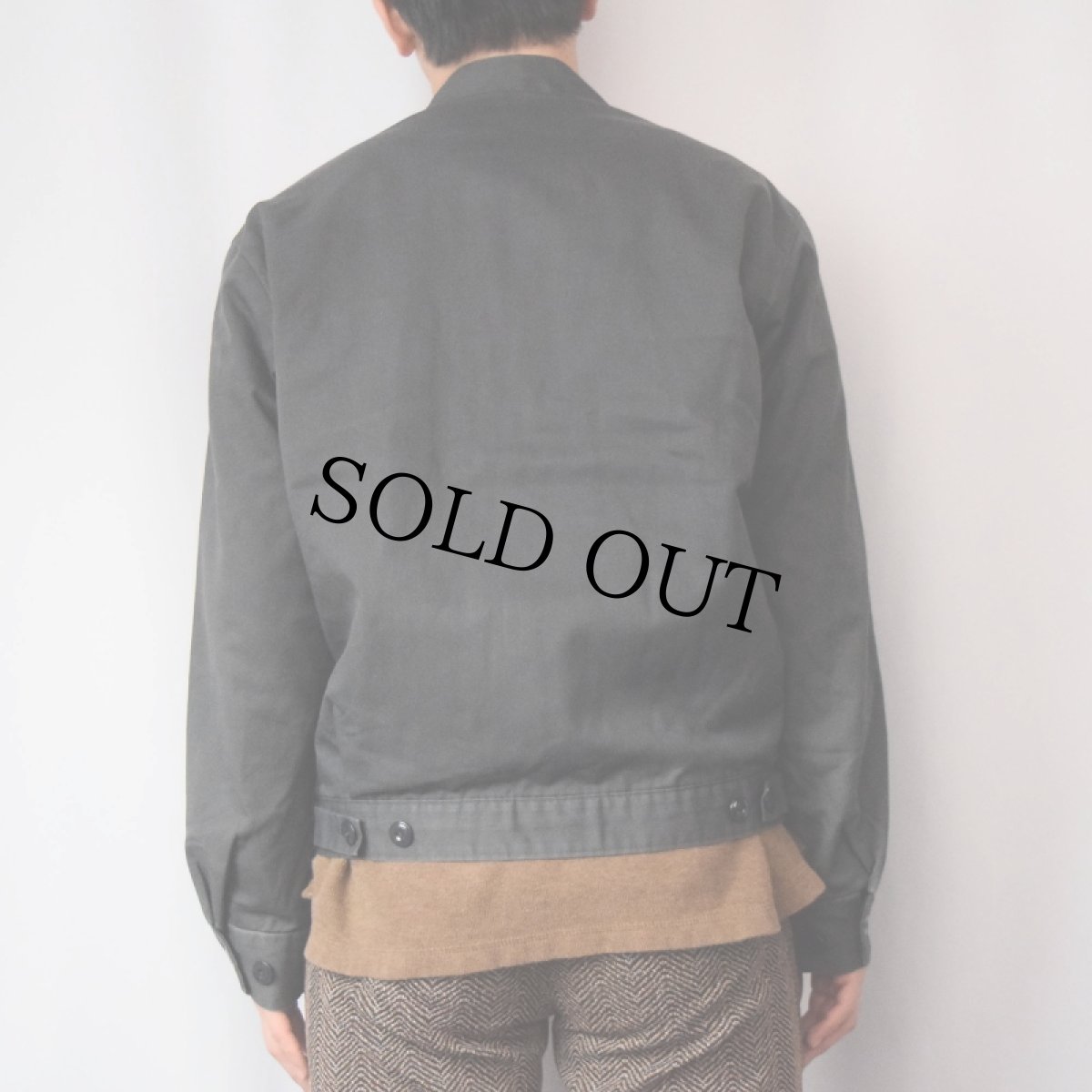 画像3: 60〜70's WORK WEAR CORPORATION USA製 キルティングライナー パッチ付き ワークジャケット S (3)