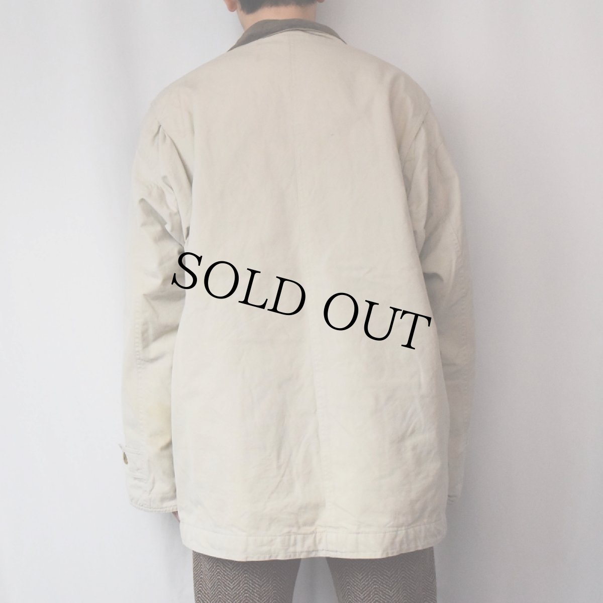 画像3: Brooks Brothers チェック柄ライナー コットンハンティングジャケット M (3)