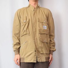 画像2: AFTI "ESSO" 石油会社プリント コットンワークジャケット SIZE50 (2)