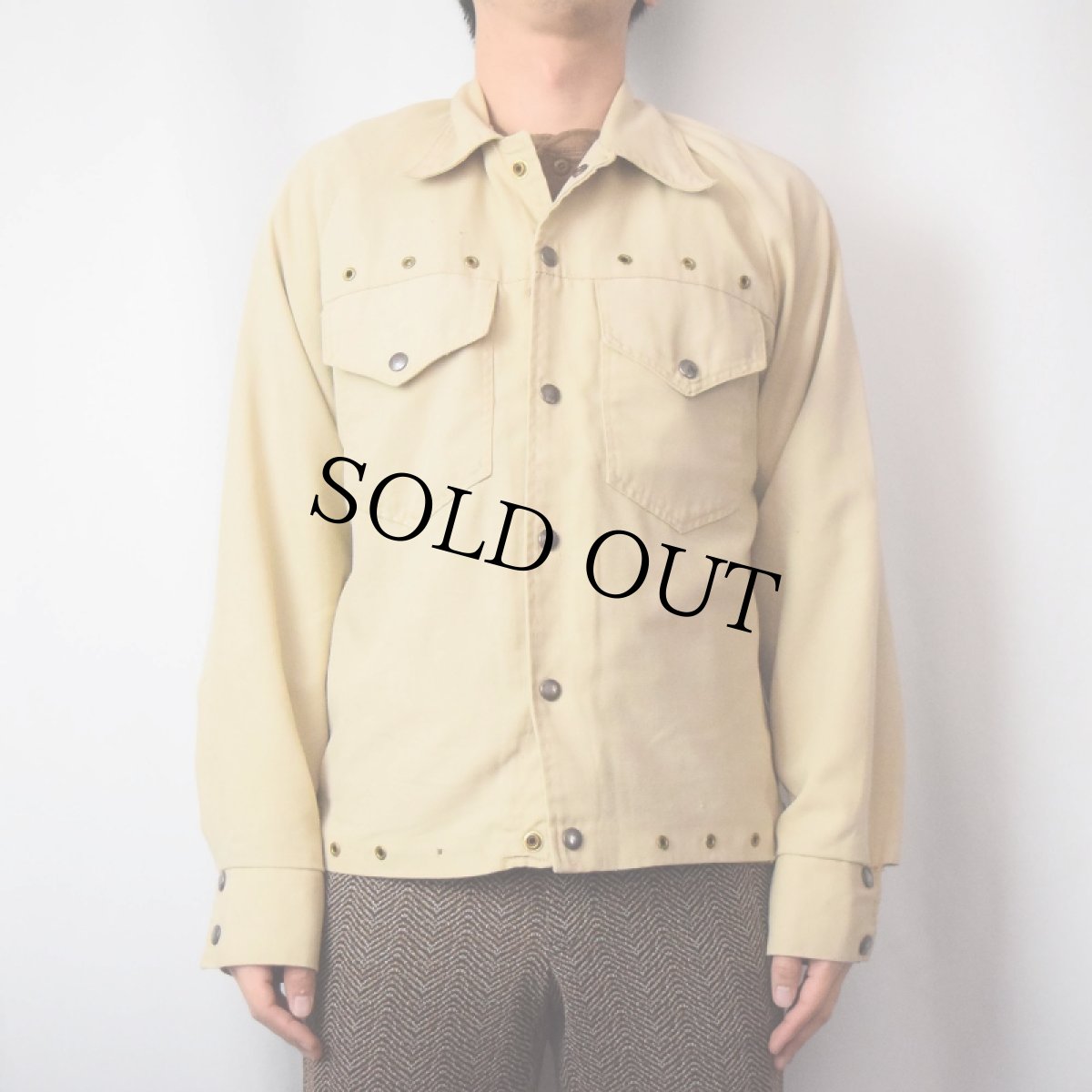 画像2: 70's〜 ハトメデザインジャケット (2)