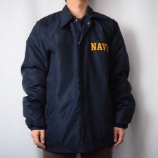 画像2: 70's ARTEX "NAVY" ボアライナー コーチジャケット NAVY XL (2)