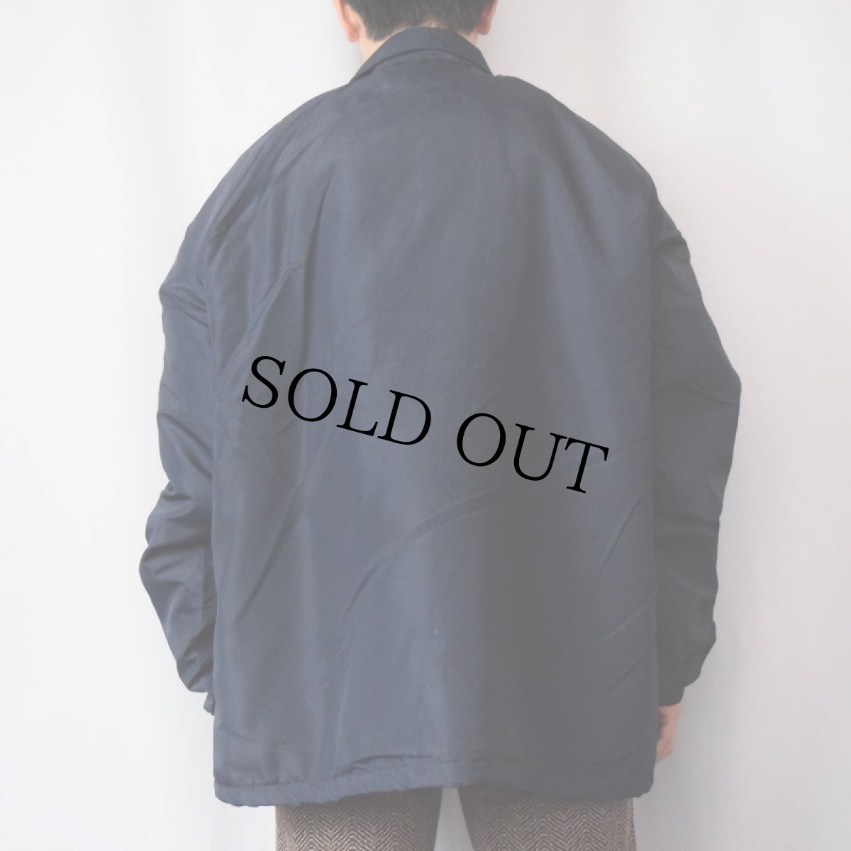 画像3: 70's ARTEX "NAVY" ボアライナー コーチジャケット NAVY XL (3)
