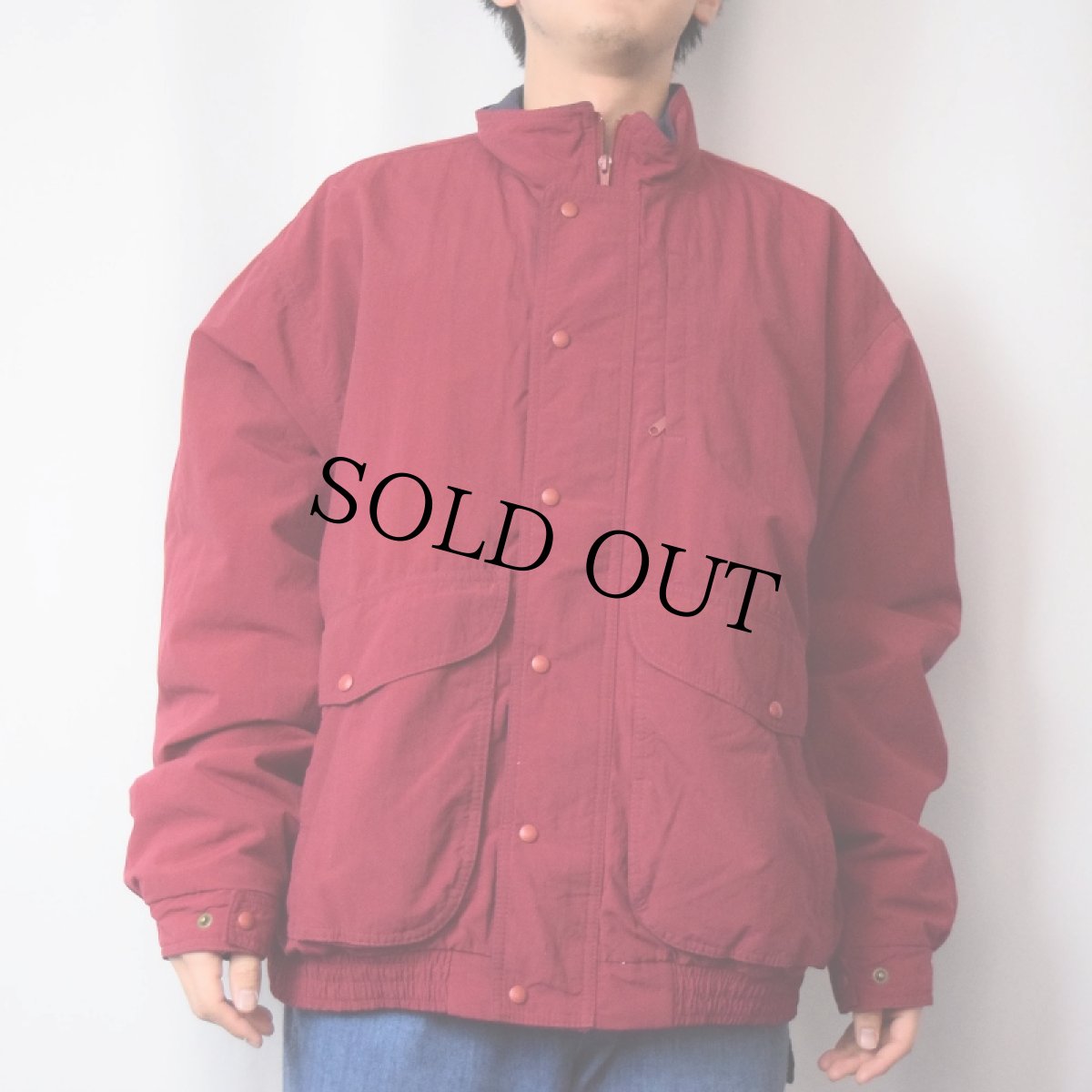 画像2: 90's L.L.Bean USA製 "Beans Windy Ridge" 中綿入り ナイロンジャケット XL (2)