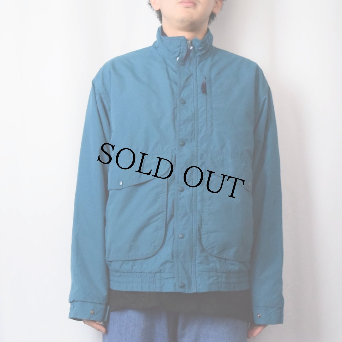 画像2: 90's L.L.Bean USA製 "Beans Windy Ridge" 中綿入り ナイロンジャケット M (2)