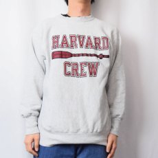 画像2: 90's Champion REVERSE WEAVE USA製 "HARVARD CREW" カレッジプリントスウェット XL  (2)