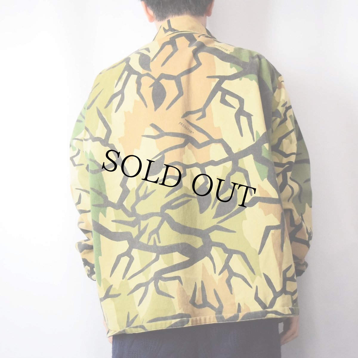 画像3: 90's PREDATOR CAMOUFLAGE USA製 プレデターカモ柄 ハンティングジャケット M (3)