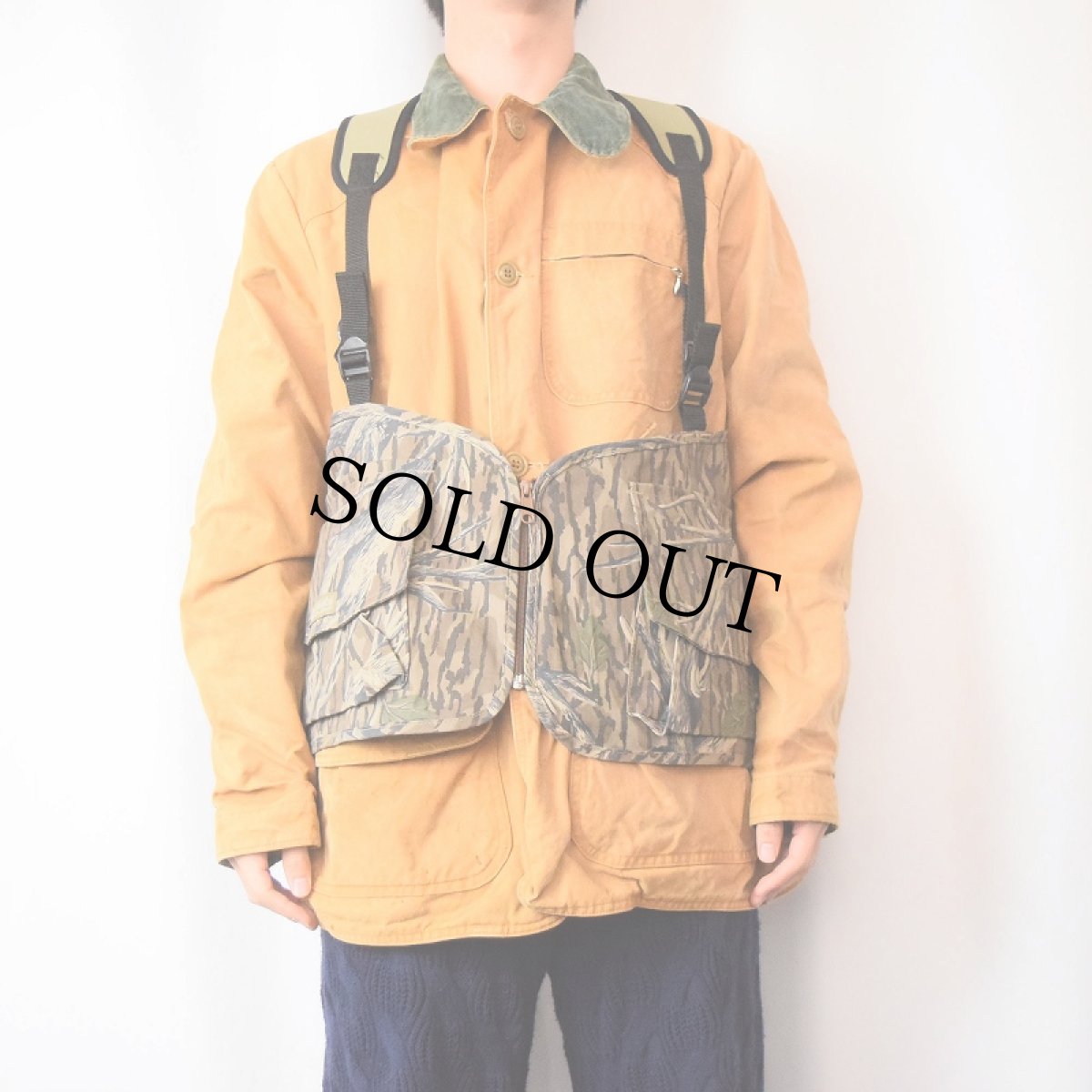 画像2: Columbia リアルツリーカモ柄 メッシュ切替 ハンティングベスト L (2)