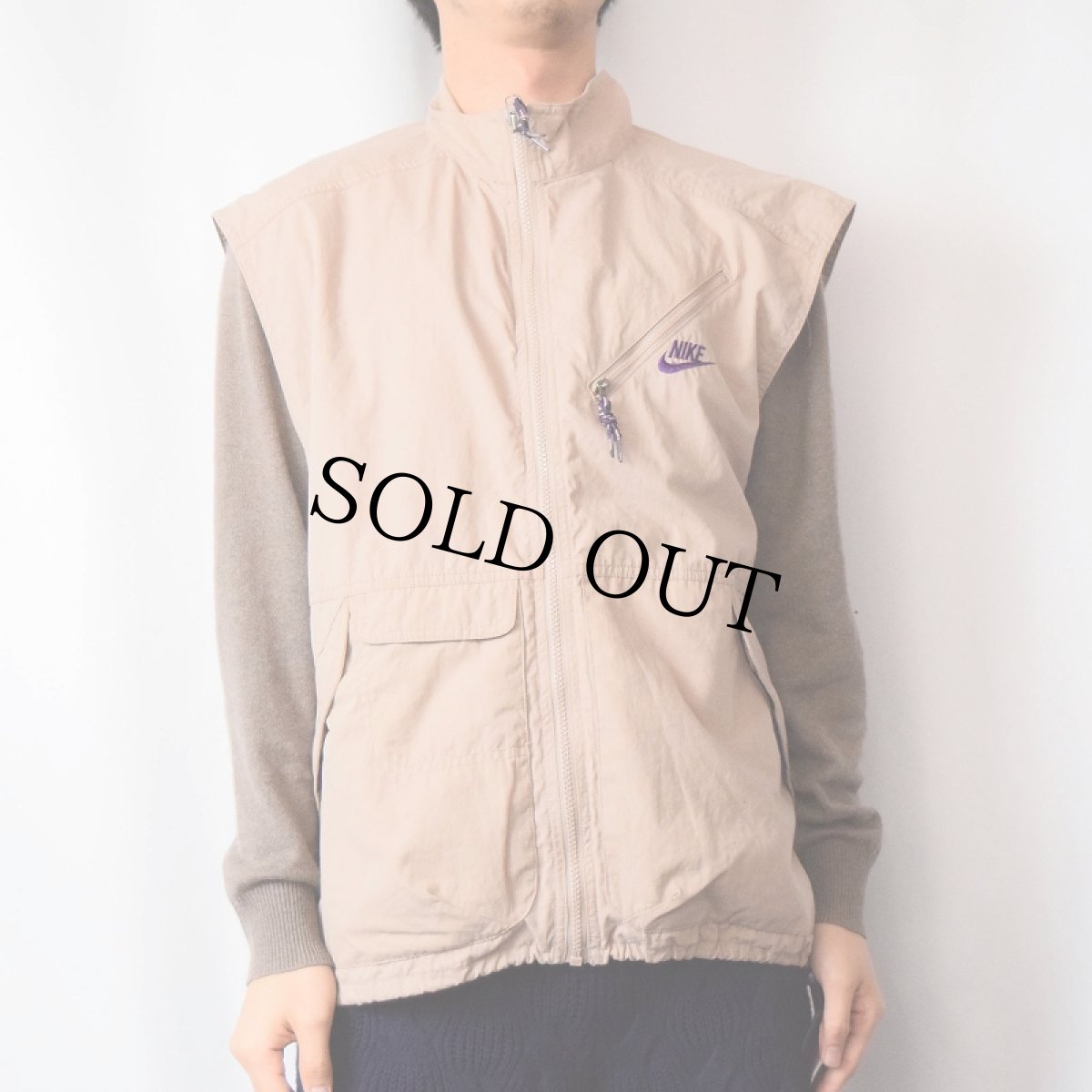 画像2: 90's NIKE ACG ロゴ刺繍ベスト XL (2)