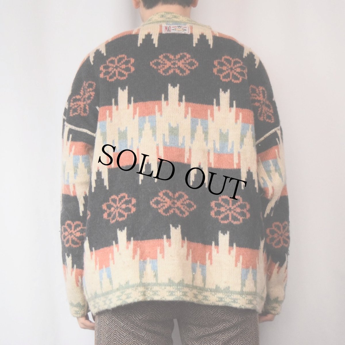 画像3: MAD SNOWEAR ジャガード スキーニットセーター (3)
