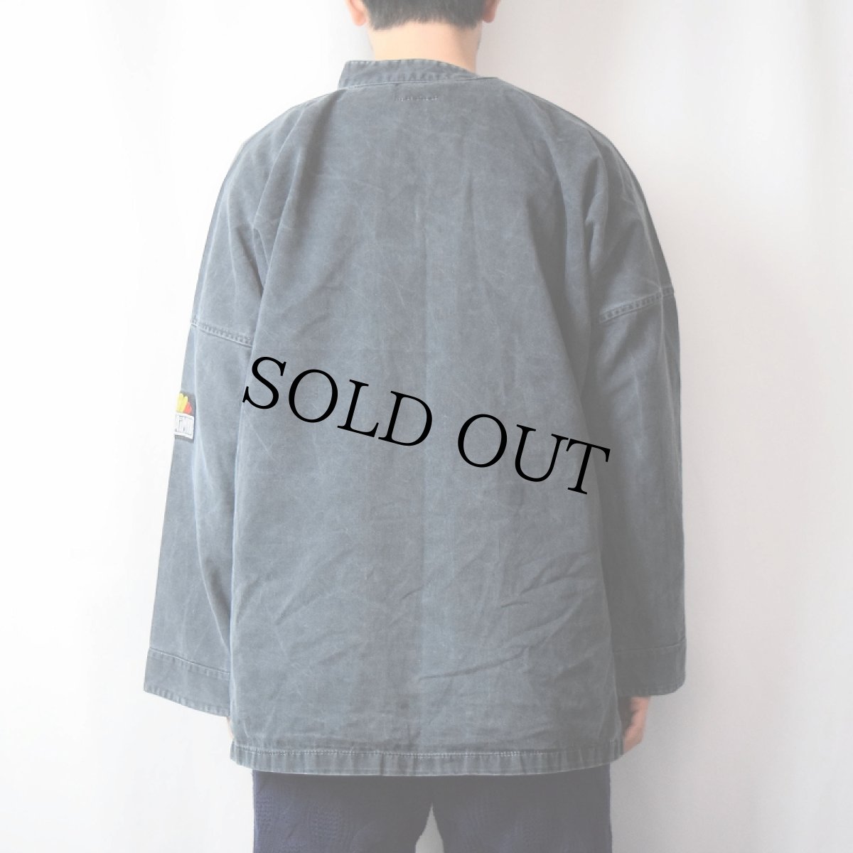 画像3: 大名DAIMYO パッチ付き チャイナシャツジャケット (3)