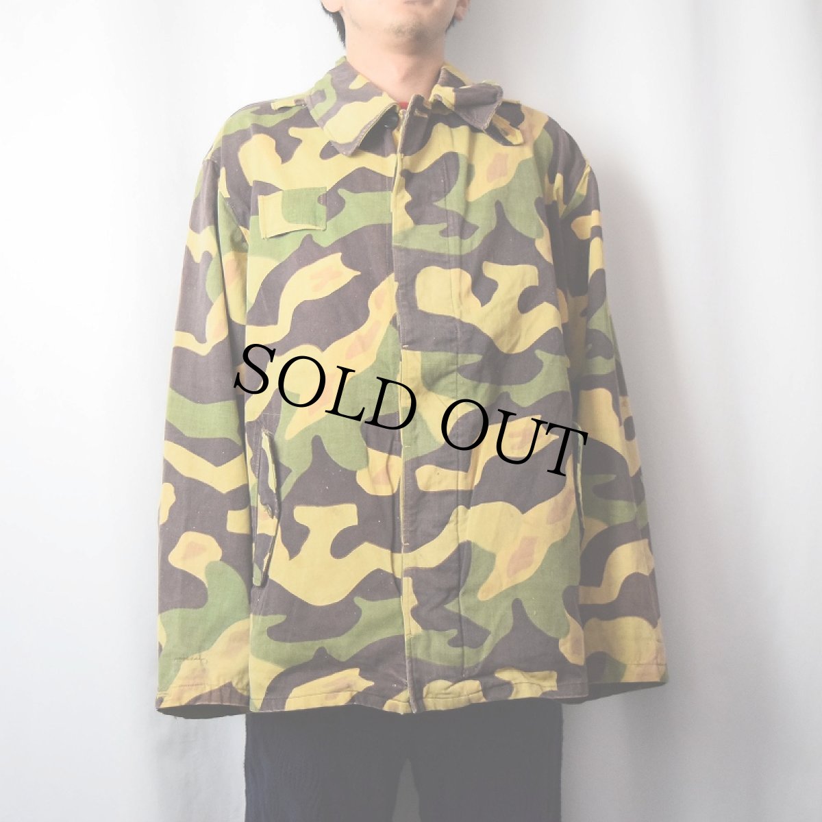 画像2: 60's チェコスロバキア軍 サラマンダーカモジャケット (2)