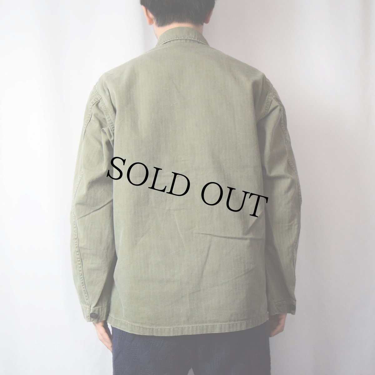 画像3: 40's U.S.ARMY 13スター M-43 HBTジャケット SIZE38R (3)