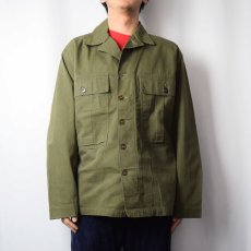 画像2: 40's U.S.ARMY M-43 HBTジャケット SIZE38R (2)