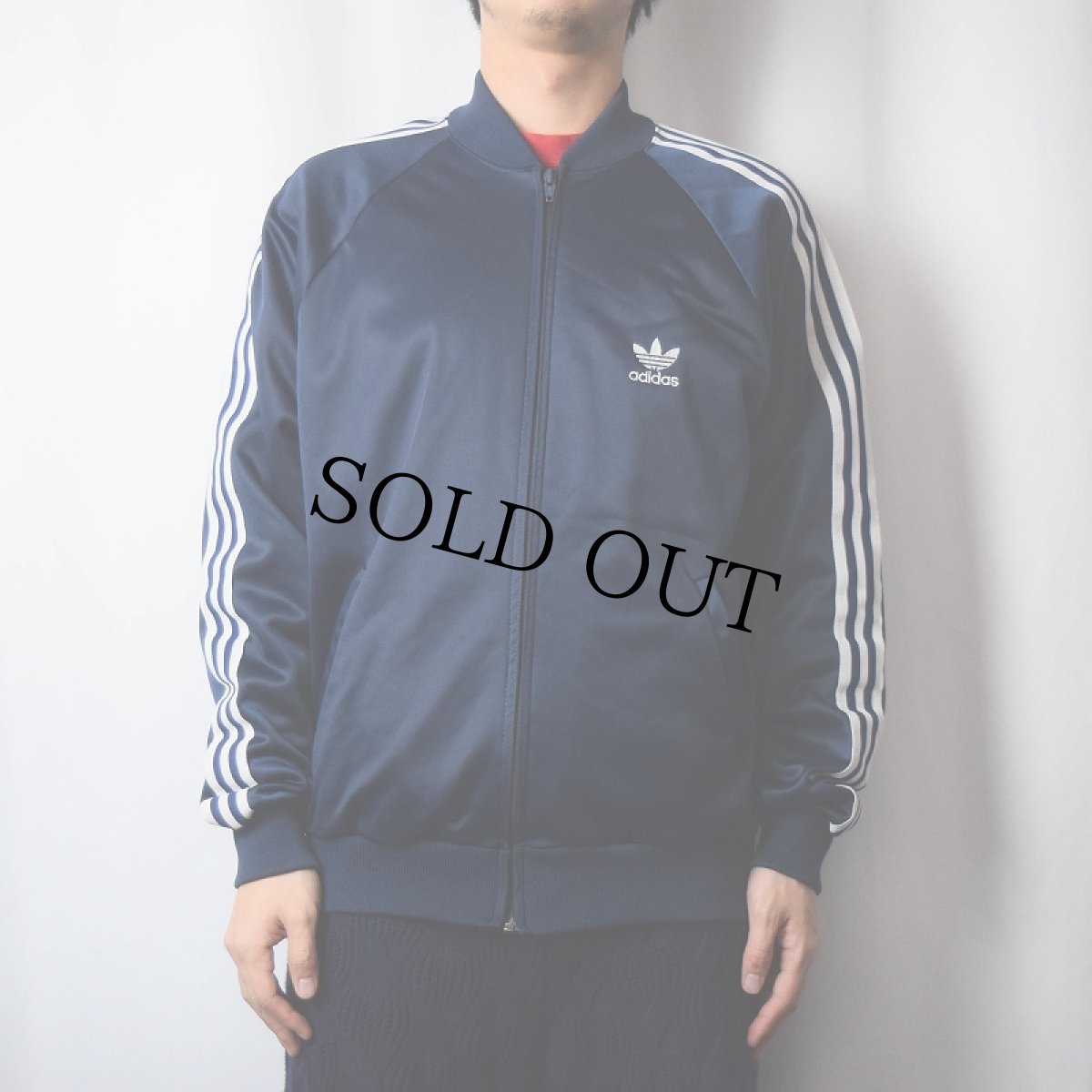 画像2: 70's adidas ATP USA製 トラックジャケット NAVY L (2)