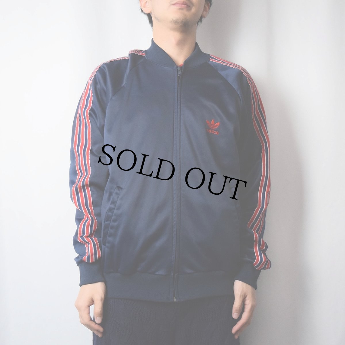 画像2: 70's adidas ATP USA製 トラックジャケット NAVY L (2)