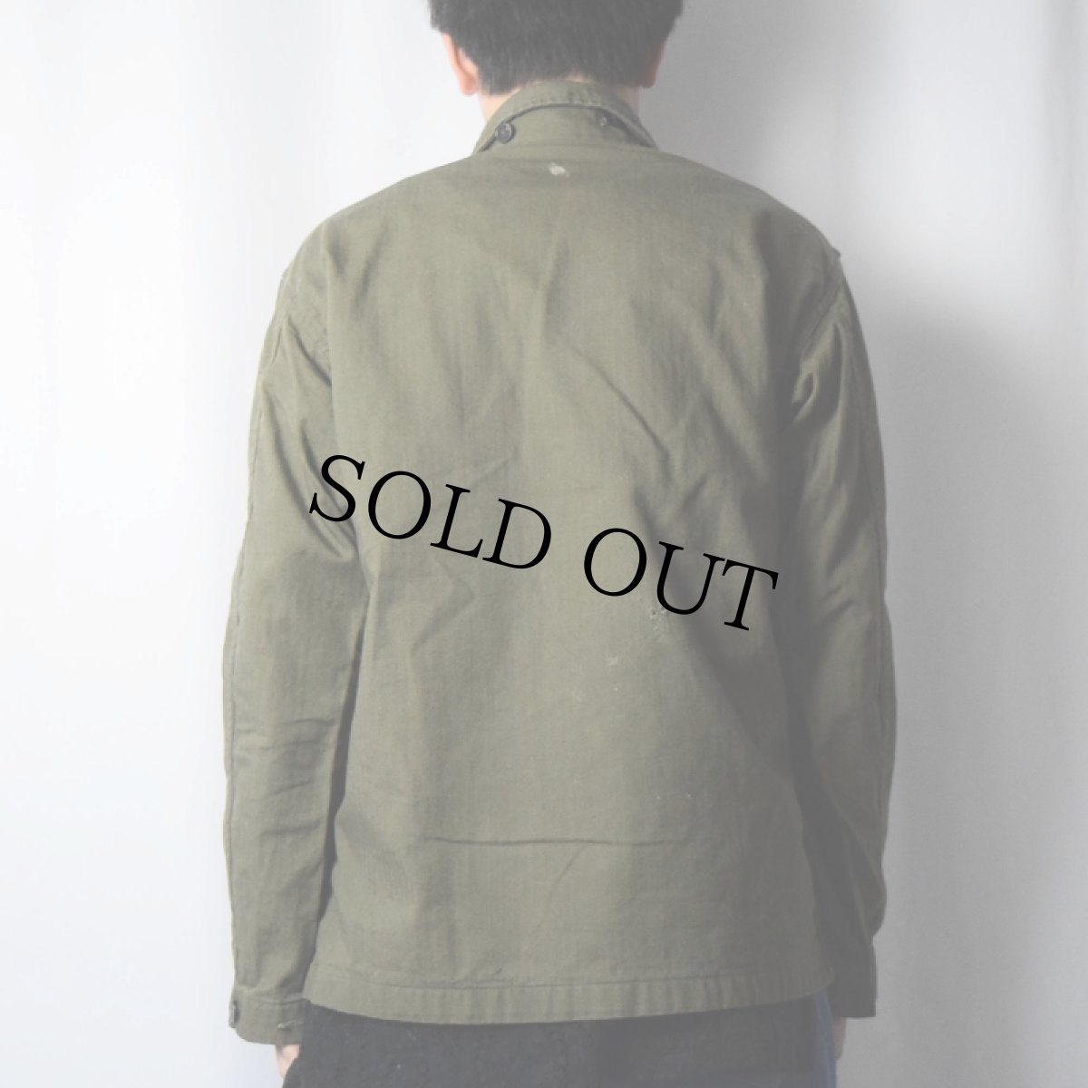 画像3: 40's U.S.ARMY 13スター M-43 HBTジャケット SIZE36R (3)