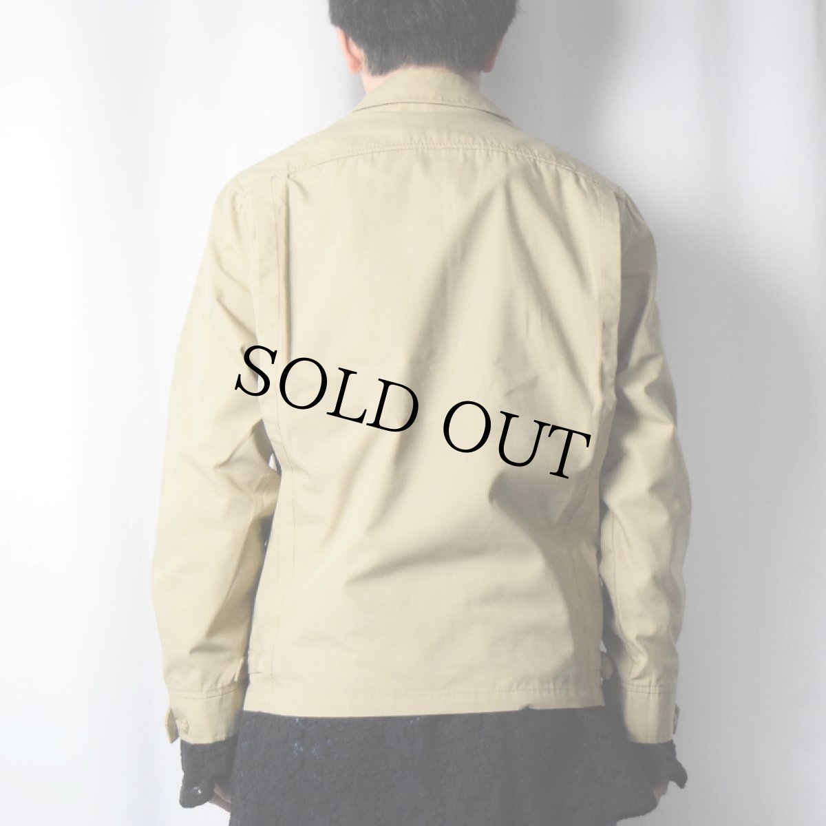 画像3: 80's derby キャップショルダージップジャケット M (3)