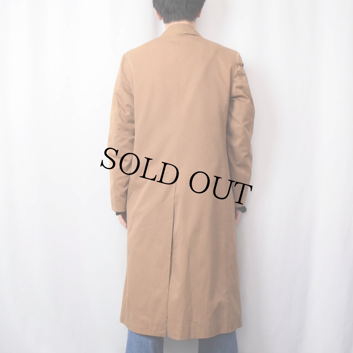 画像5: 80's Burberrys' ENGLAND製 ポリエステル×コットン ステンカラーコート (5)