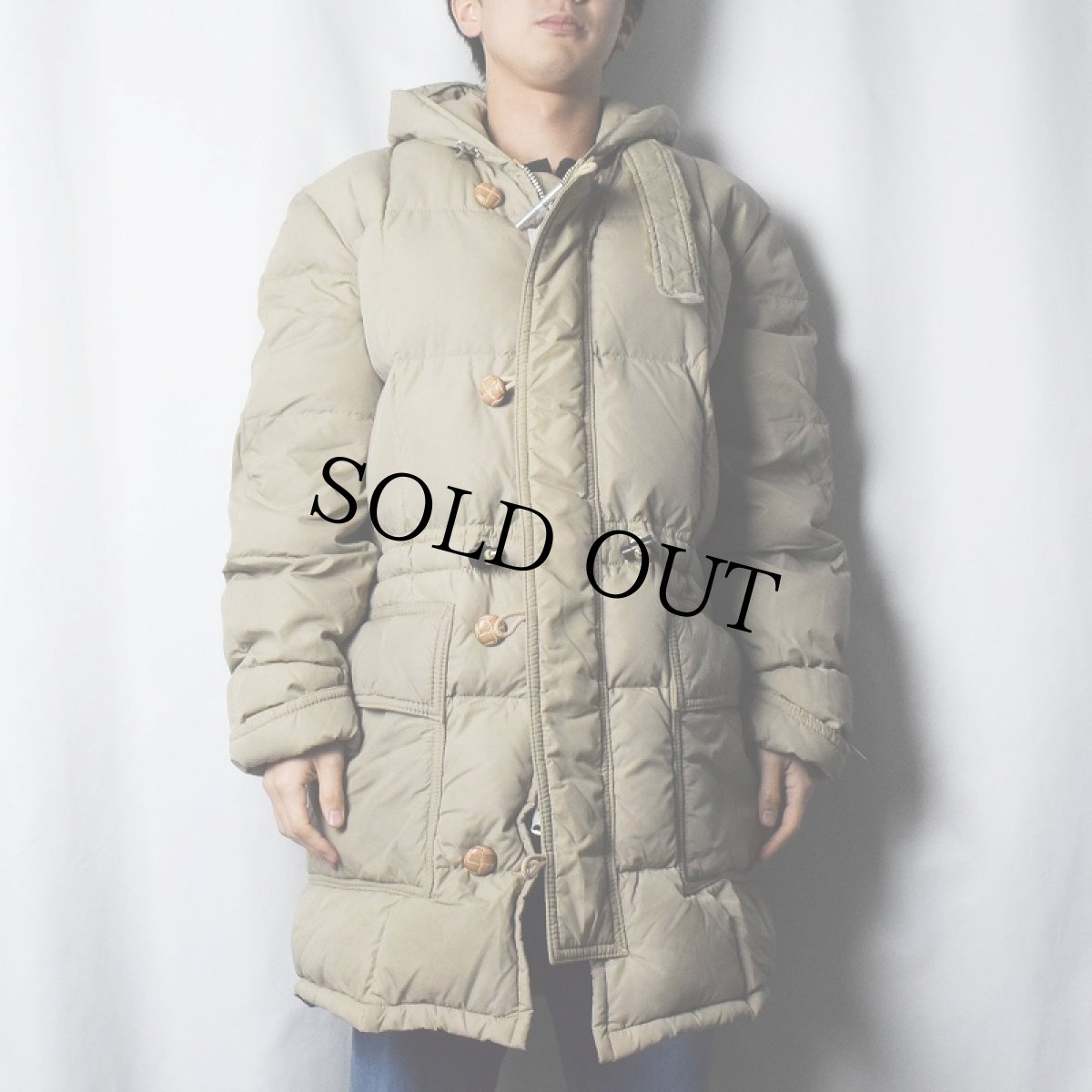 画像2: 70's MIGHTY-MAC USA製 ラビットフード グースダウンジャケット (2)