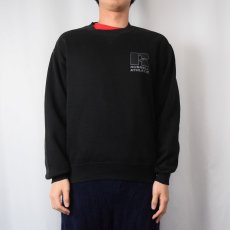 画像2: 90's〜 RUSSELL ATHLETIC USA製 前V ロゴプリントスウェット M (2)