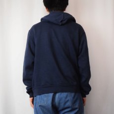 画像3: SOFFE "NAVY" プリントスウェットフーディ NAVY M (3)
