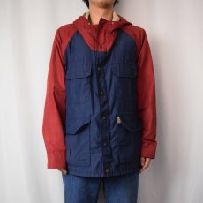 画像2: 70〜80's Columbia マウンテンパーカー NAVY×RED L (2)