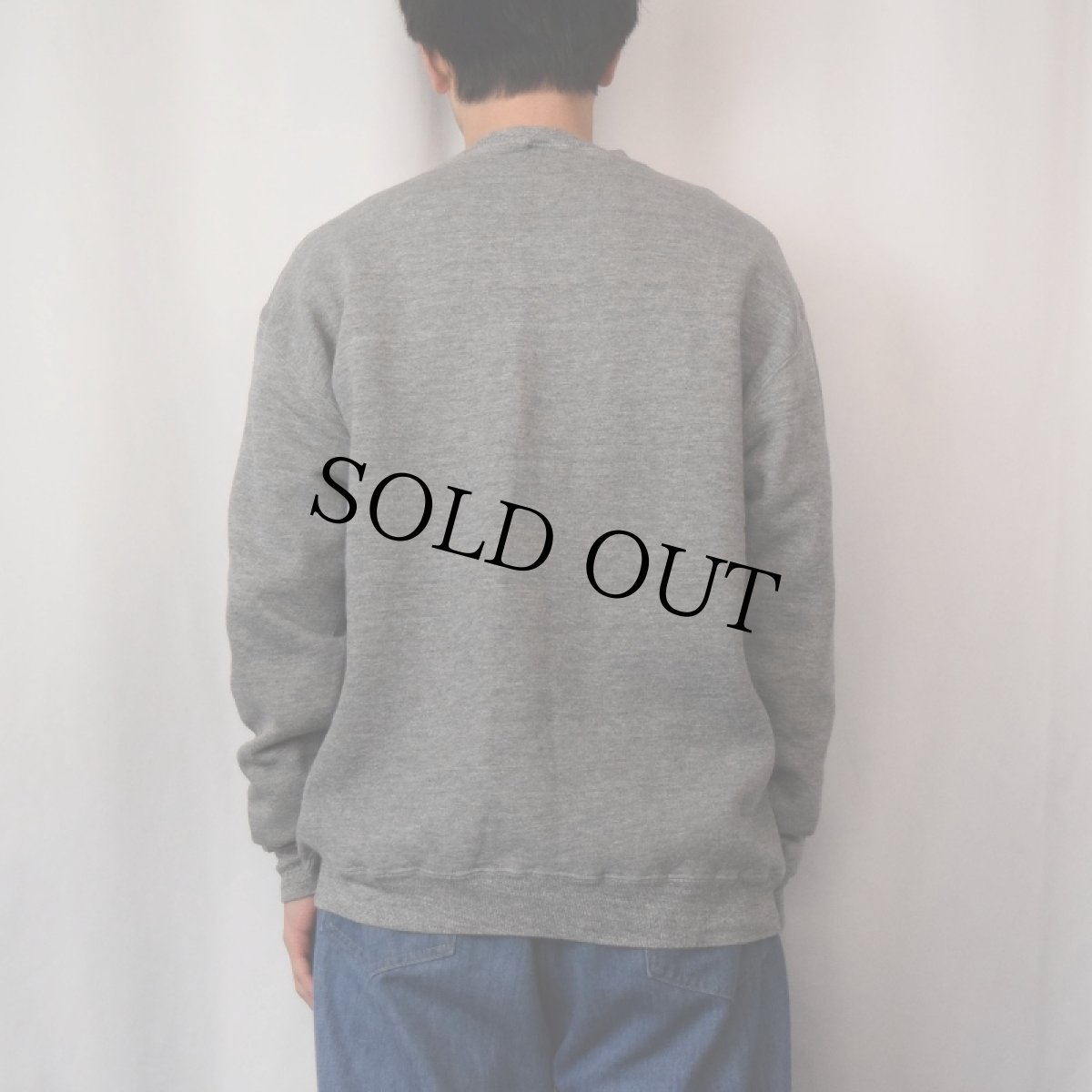 画像3: 80's RUSSLL ATHLETIC USA製 "KING HIGH ATHLETICS" 前V プリントスウェット XL (3)