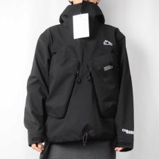 画像2: COMFY OUTDOOR GARMENT "SALVAGE SHELL HOODIE COEXIST" BLACK 【L】 (2)