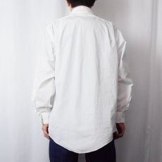 画像3: 90's Brooks Brothers USA製 ダブルカフス プリーツデザインドレスシャツ SIZE16-3 (3)