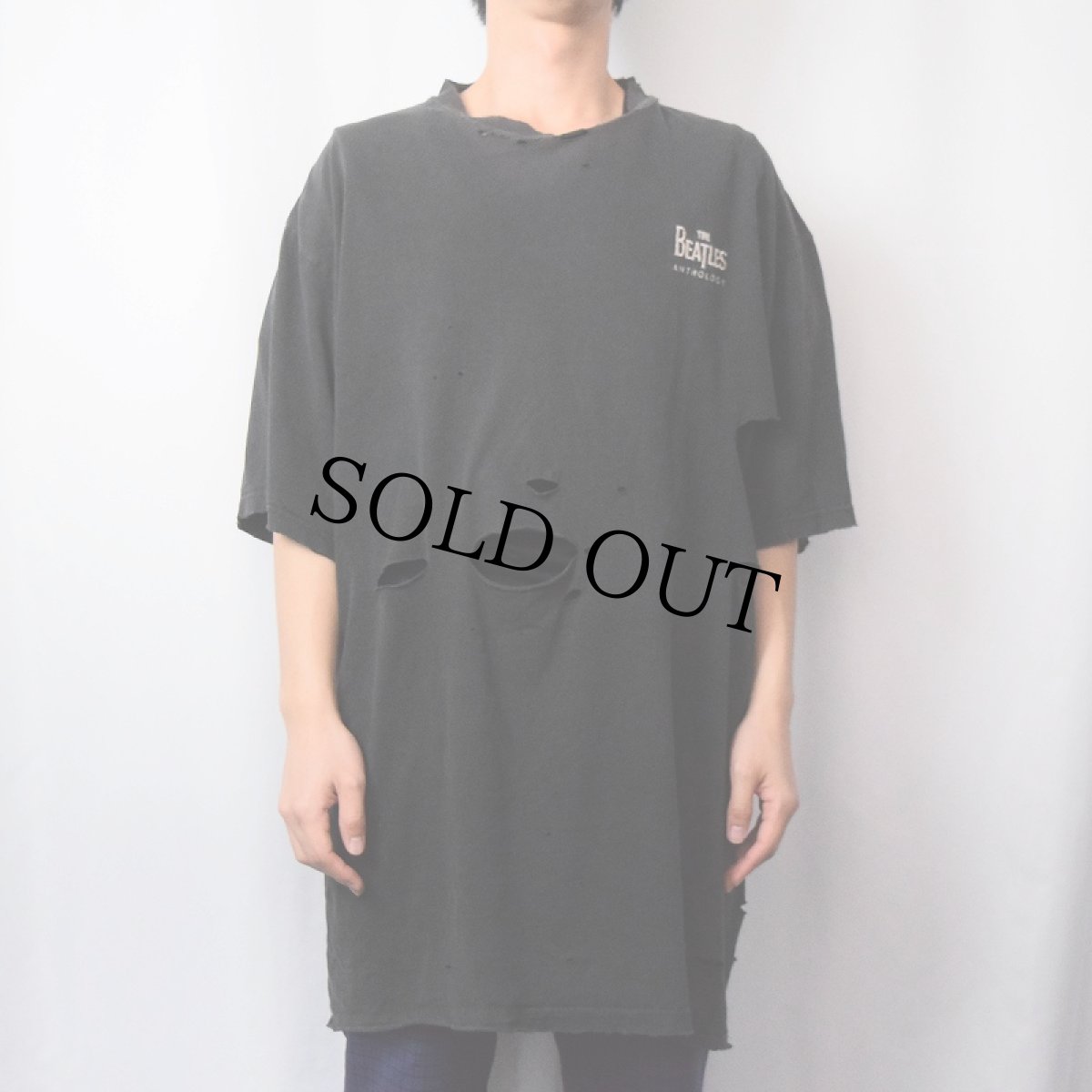 画像2: THE BEATLES "ANTHOLOGY" ロックバンドTシャツ BLACK (2)