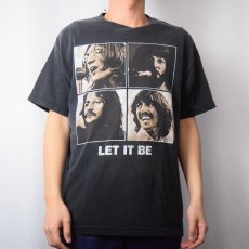 画像2: 90's THE BEATLES "LET IT BE" ロックバンドTシャツ BLACK L (2)