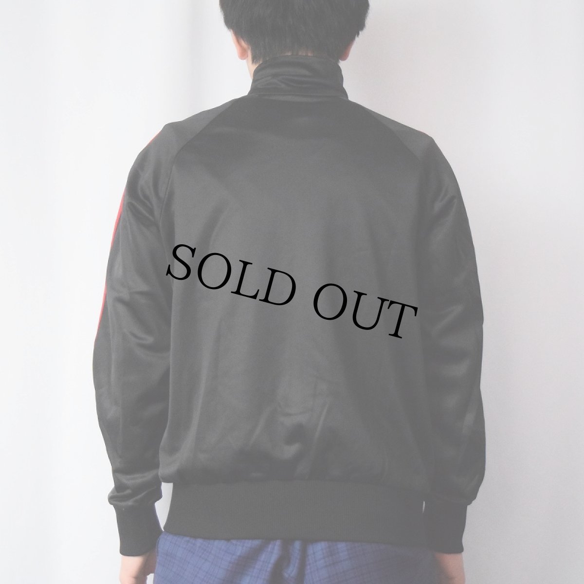 画像3: 80〜90's adidas ロゴ刺繍 トラックジャケット BLACK (3)