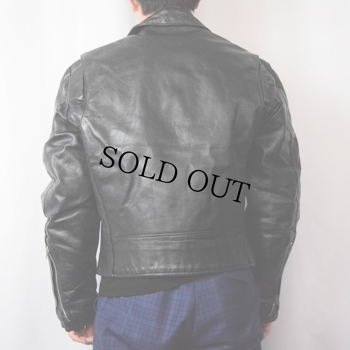 画像3: 70〜80's Excelled USA製 キルティングライナー ダブルライダースジャケット BLACK SIZE40 (3)