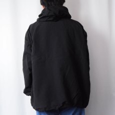 画像3: 90's LANDS' END ナイロン アノラックパーカー BLACK XL (3)