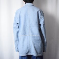 画像3: 80〜90's BIG SMITH ヘリンボーンツイル カバーオール (3)