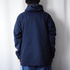 画像3: EURO EU製 コットン×ポリエステル アノラックパーカー NAVY (3)