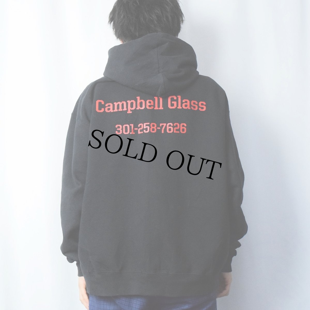 画像4: Champion "Tony Campbell Glass" プリント スウェットジップパーカー BLACK XL (4)